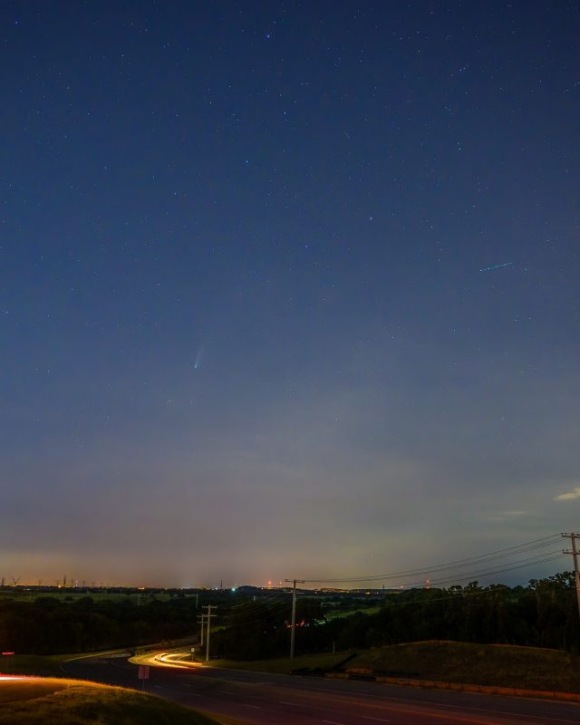 Comet Neowise in Texas