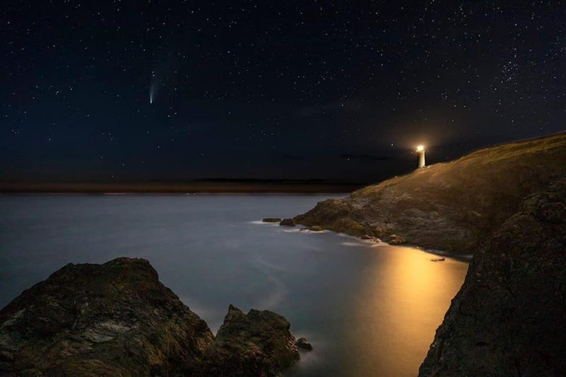 Neowise at Trevose head Cornwall